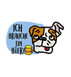 Benjamin, a nice dog in April (Deutsch)（個別スタンプ：2）