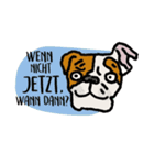 Benjamin, a nice dog in April (Deutsch)（個別スタンプ：10）