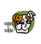 Benjamin, a nice dog in April (Deutsch)（個別スタンプ：24）