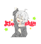銀髪癖っ毛男子（個別スタンプ：31）