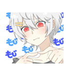 銀髪癖っ毛男子（個別スタンプ：33）