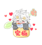 銀髪癖っ毛男子（個別スタンプ：34）