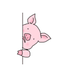 しいたげられるブタ（個別スタンプ：3）