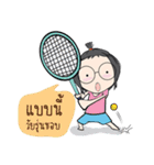 Sassy sporty girl（個別スタンプ：31）