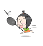 Sassy sporty girl（個別スタンプ：36）
