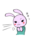 日常 お洒落うさぎ（個別スタンプ：1）