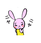 日常 お洒落うさぎ（個別スタンプ：11）