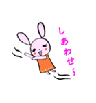 日常 お洒落うさぎ（個別スタンプ：12）