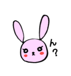 日常 お洒落うさぎ（個別スタンプ：24）