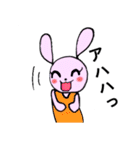 日常 お洒落うさぎ（個別スタンプ：26）