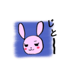 日常 お洒落うさぎ（個別スタンプ：35）