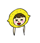 A Lemon Girl - 日本語（個別スタンプ：28）