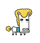 Mr. White Dragon Horse（個別スタンプ：1）