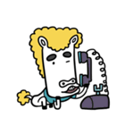 Mr. White Dragon Horse（個別スタンプ：9）