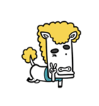 Mr. White Dragon Horse（個別スタンプ：15）