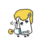 Mr. White Dragon Horse（個別スタンプ：24）