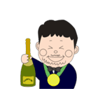 ワイン（WINE）スタンプ（マーク＆まさver）（個別スタンプ：12）