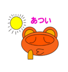 表情豊かな可愛いタヌキです。（個別スタンプ：17）