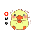 Little Duck sticker (eng)（個別スタンプ：13）