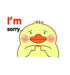 Little Duck sticker (eng)（個別スタンプ：20）