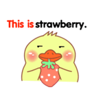 Little Duck sticker (eng)（個別スタンプ：38）