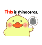 Little Duck sticker (eng)（個別スタンプ：39）