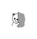 SHIROIKUMA: Say Hi（個別スタンプ：5）