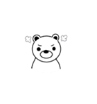 SHIROIKUMA: Say Hi（個別スタンプ：13）