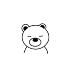 SHIROIKUMA: Say Hi（個別スタンプ：14）
