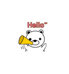 SHIROIKUMA: Say Hi（個別スタンプ：20）