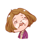 Miss Violet the office worker（個別スタンプ：2）