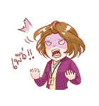 Miss Violet the office worker（個別スタンプ：4）