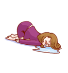 Miss Violet the office worker（個別スタンプ：5）