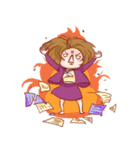 Miss Violet the office worker（個別スタンプ：10）
