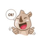 Rhino Unyuk（個別スタンプ：36）