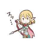 少女とエルフ（個別スタンプ：6）