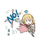 少女とエルフ（個別スタンプ：8）