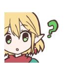 少女とエルフ（個別スタンプ：10）
