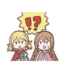 少女とエルフ（個別スタンプ：11）