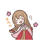 少女とエルフ（個別スタンプ：19）