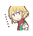 少女とエルフ（個別スタンプ：26）
