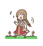 少女とエルフ（個別スタンプ：34）