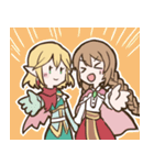 少女とエルフ（個別スタンプ：40）