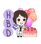 Saori : Happy Birthday 2024（個別スタンプ：7）