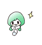 カラフルこまこちゃん（個別スタンプ：2）