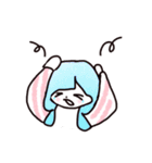 カラフルこまこちゃん（個別スタンプ：3）