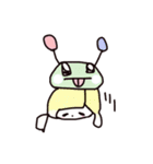 カラフルこまこちゃん（個別スタンプ：4）