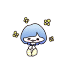 カラフルこまこちゃん（個別スタンプ：7）
