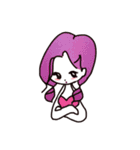 カラフルこまこちゃん（個別スタンプ：8）