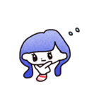 カラフルこまこちゃん（個別スタンプ：11）